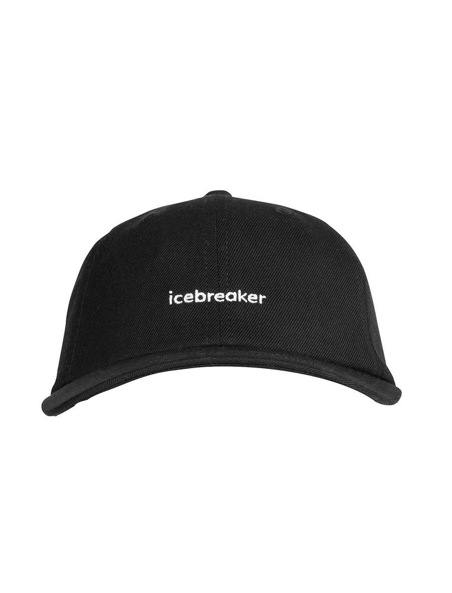 Black Icebreaker Unisex Merino 6 Panel Women's Hats | AU 1481JPQJ